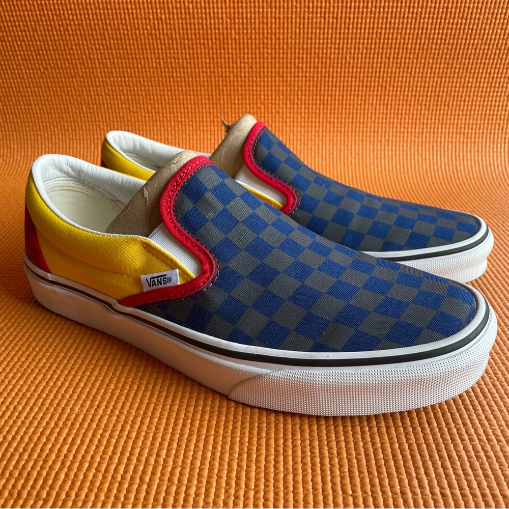 Vans OTW Rally Checkerboard Slip Ons Multicolor Unisex